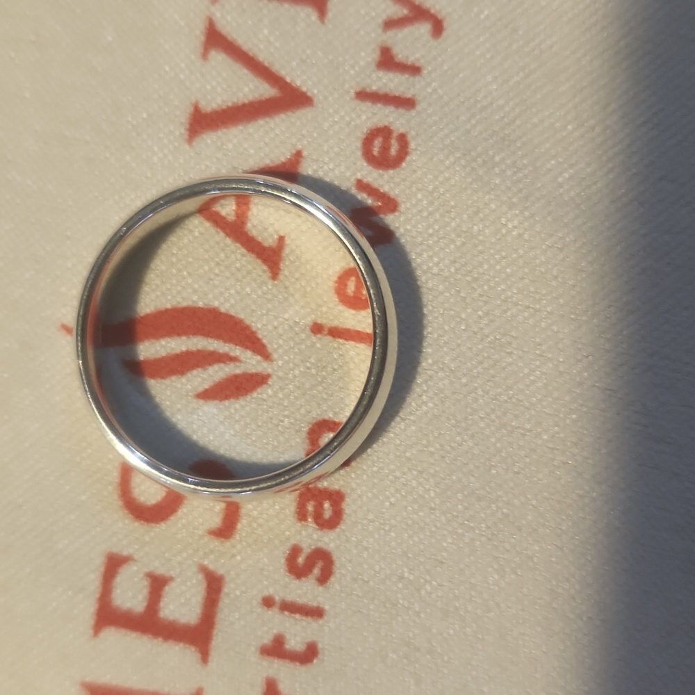 James Avery silver band